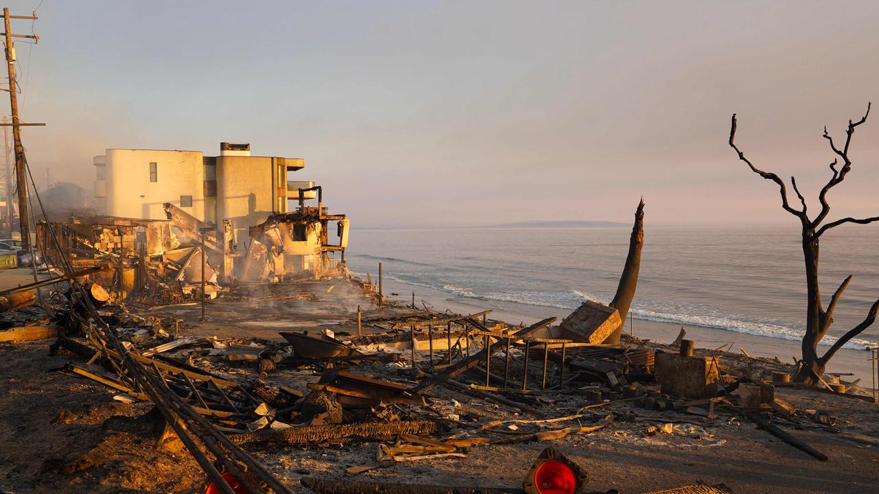 The neighbours were not as lucky. Picture: Cecilia Sanchez/AFP