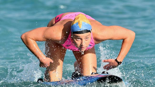 Lucy Derbyshire at Aussies. Pictures: HarvPix