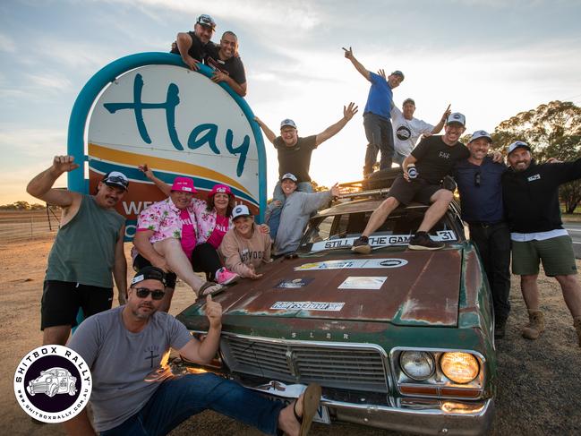 Day 1: Canberra to Hay – The first stop was Hay. Photo: BOX RALLIES