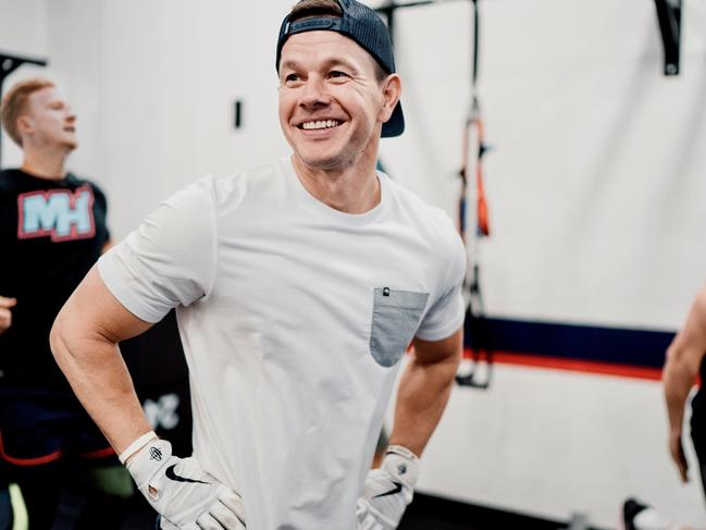 Mark Wahlberg in the gym.