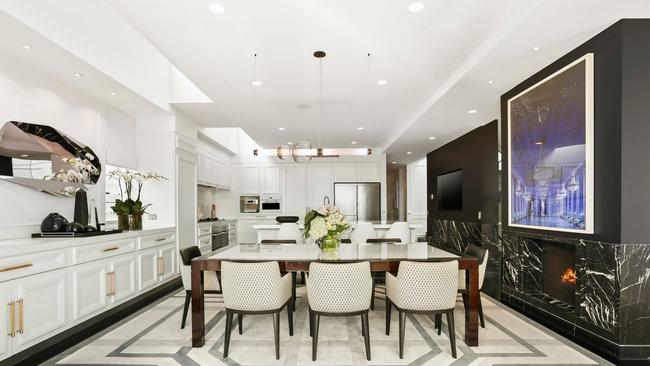 Inside the Hopetoun Ave home.