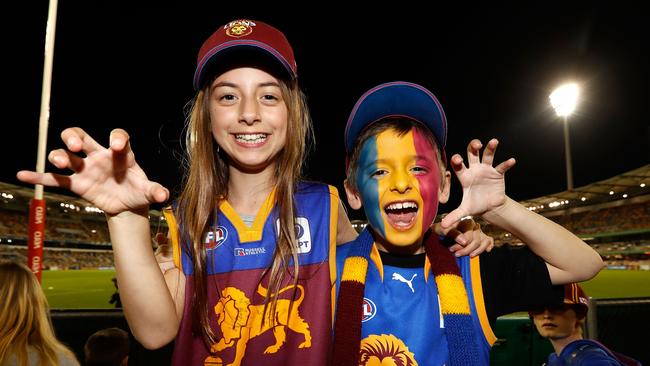 The most ferocious Brisbane Lions at the Gabba back in Round 8, 2016.