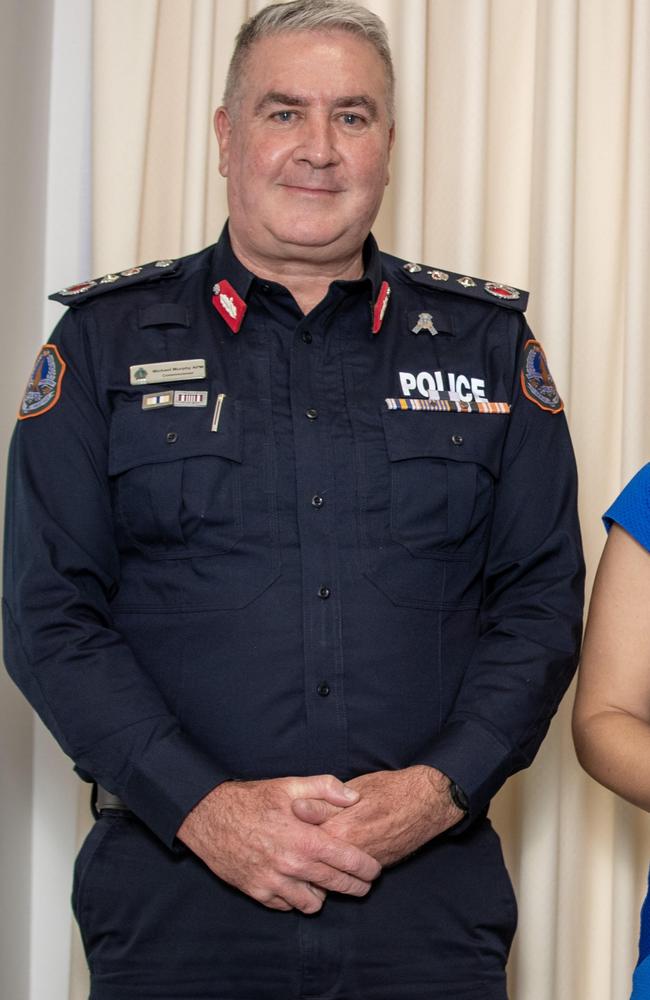 NT police commissioner Michael Murphy. Picture: NewsWire / Liam Mendes / Pool