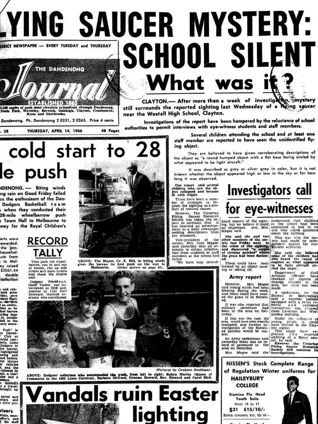 The story as it was reported in The Dandenong Journal.