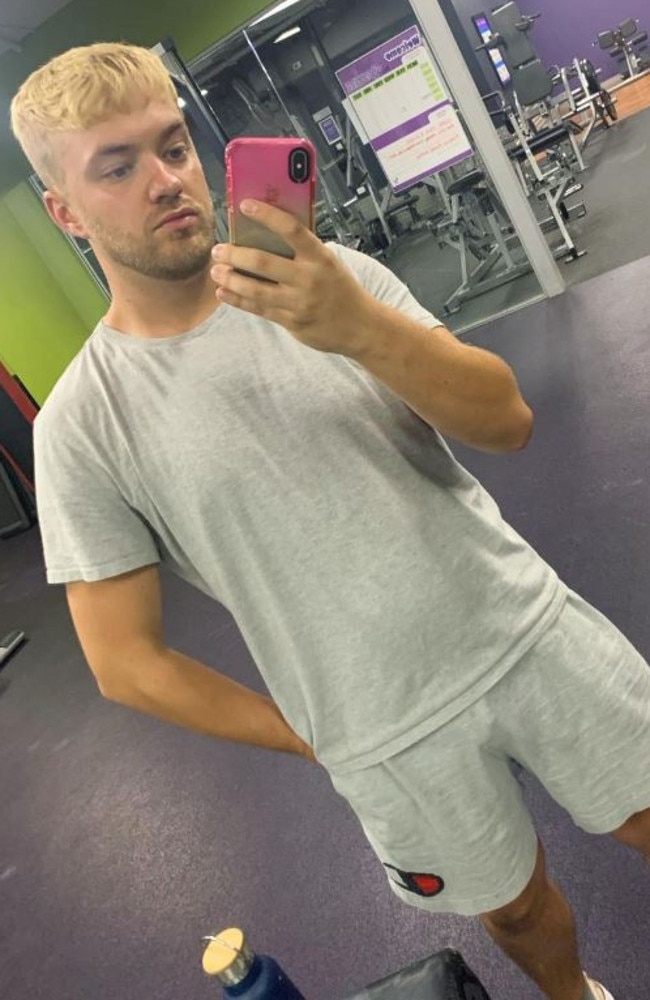 Olly thought he had matched on a dating app with a man from his gym. Picture: Instagram/ollytedlewis