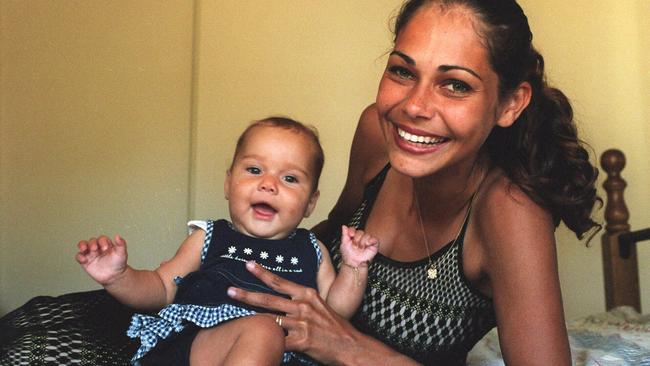 Elaine George in 1999 with her daughter, Taylor, then six months old. Picture: Matty Bouwmeester.