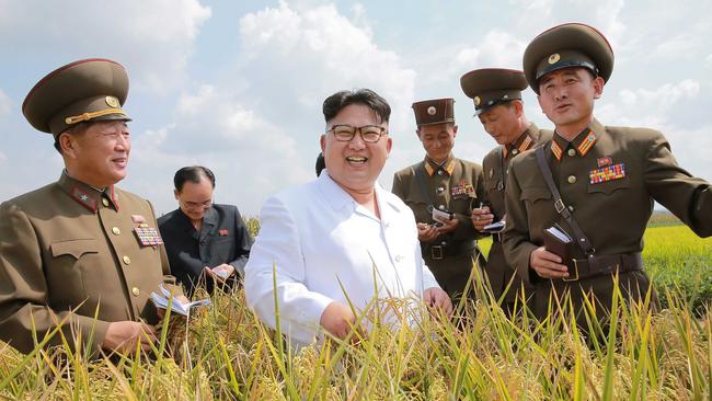 The notoriously brutal state of North Korea has apparently become an unlikely haven for stoners. Picture: AFP/KCNA/KCNA