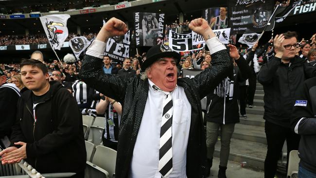 Joffa Corfe will miss seeing Collingwood play live. Picture: Mark Stewart