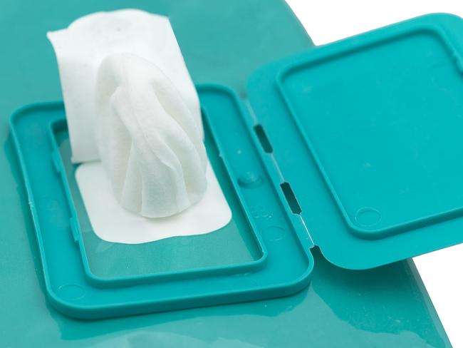 Do not flush wet wipes down the toilet. Picture: iStock