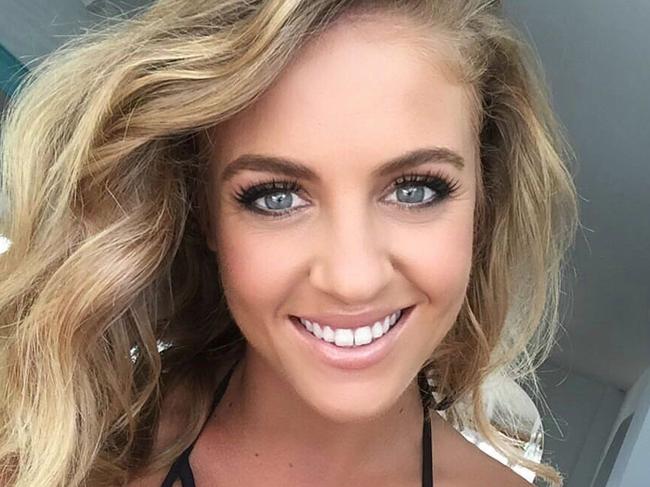 Former NRL cheerleader and Beauty and the Geek cast member Jordan Finlayson, 28, has pleaded guilty to dealing liquid ecstasy and prescription pills in November 2018. Picture: Instagram (instagram.com/jordan_finlayson)