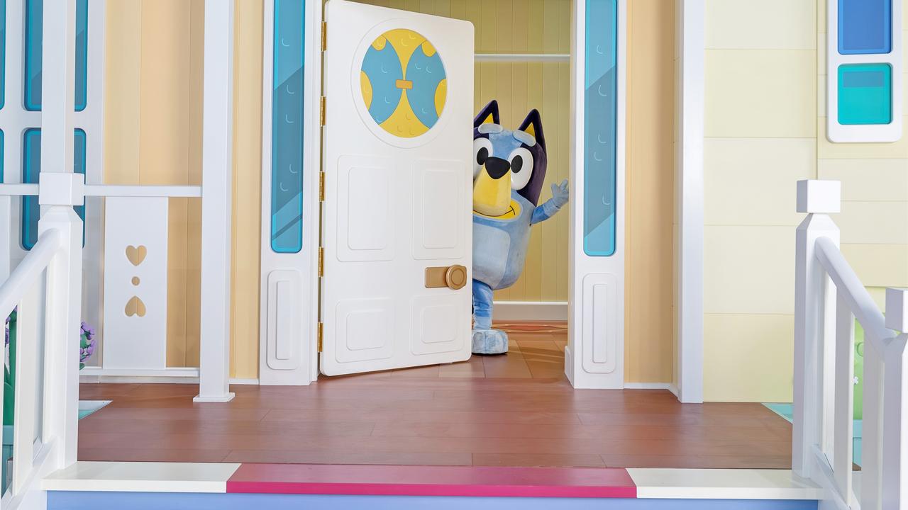 The first glimpse of Bluey's World Brisbane as doors into the Heeler’s home officially open. Photo: Supplied.