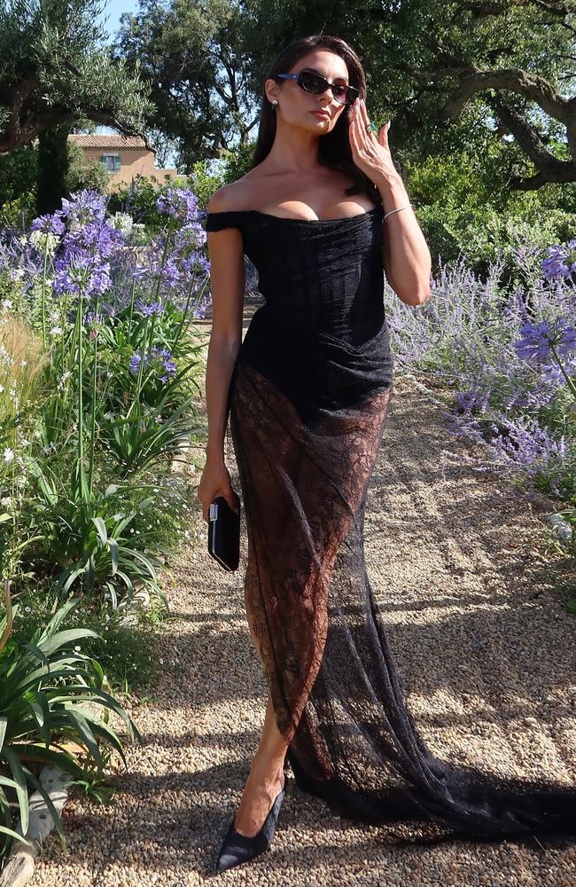 The corset-style dress copped a lot of criticism online. Picture: Instagram/@paige_desorbo