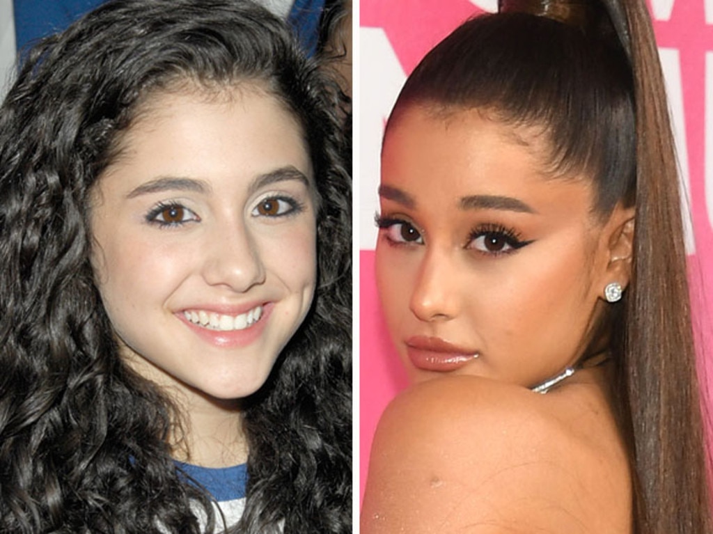 Ariana Grande has clearly transformed her look over the years. Picture: Getty Images