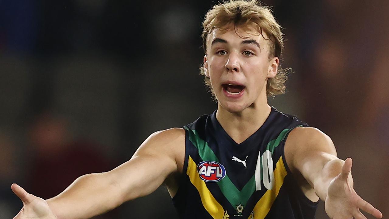 Ryley Sanders’ father has opened up on his son’s possible draft plans. Picture: Michael Klein