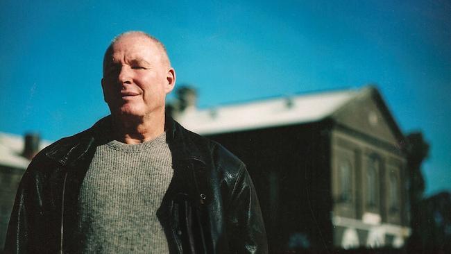 Ray Mooney outside B Division: his experiences there resulted in plays and books.  Picture: Rupert Mann.