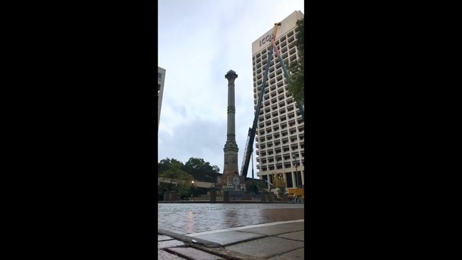 Confederate Statue Taken Down From Monument in Virginia