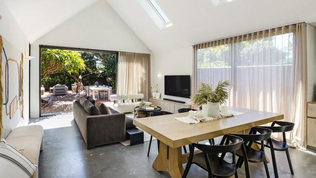 The renovated Federation-style home has a modern extension designed by architect Steph. Picture: Supplied