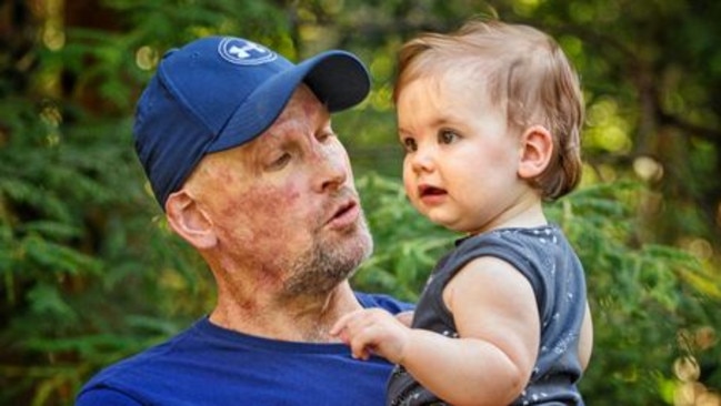 Matt Golinski and daughter Aluna. Picture: Chris Gillette