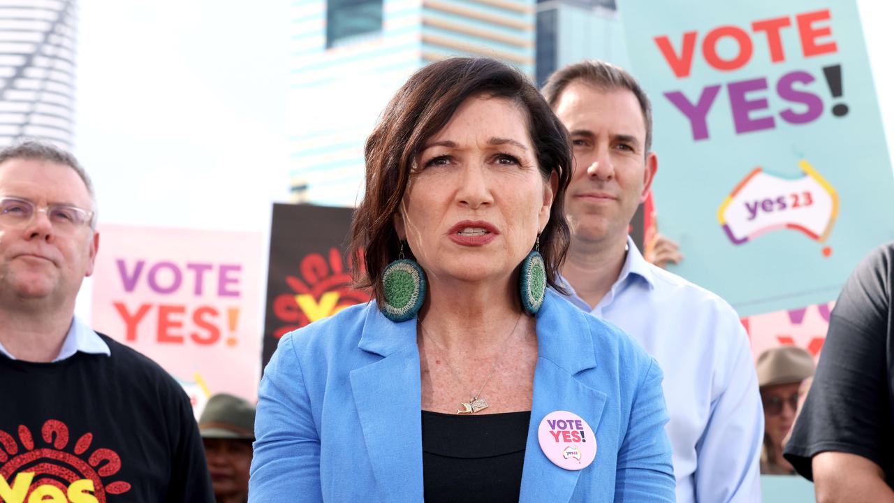 Leeanne Enoch has been a vocal yes campaigner. Picture: Steve Pohlner