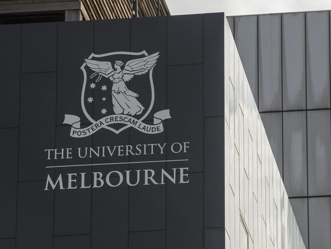 MELBOURNE, AUSTRALIA - NewsWire Photos MAY 07, 2021:  Signage for The University of Melbourne is seen in Melbourne, Victoria. Picture: NCA NewsWire / Daniel Pockett