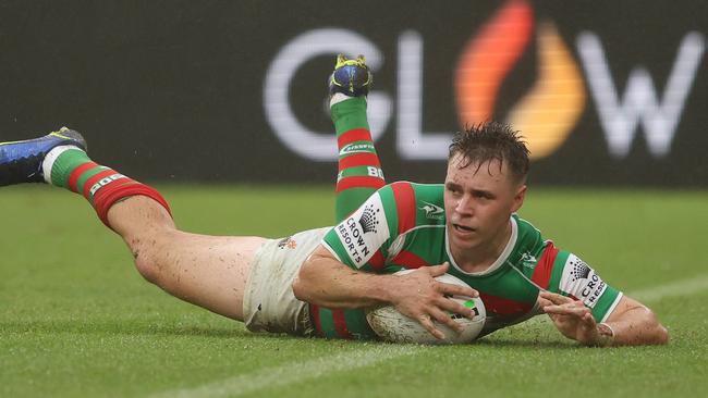 Blake Taaffe is playing fullback while Latrell Mitchell recovers from injury. Picture: Chris Hyde/Getty Images