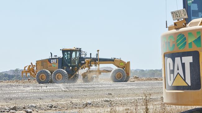 A specialist fleet of earthmoving equipment will be deployed for the major earthworks stage.