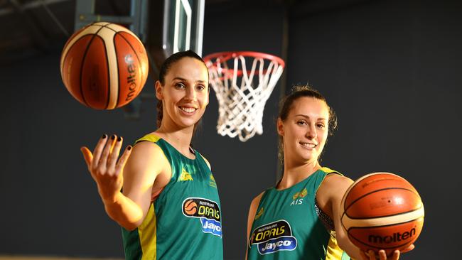 Opals Laura Hodges and Steph Talbot. Picture: Tom Huntley