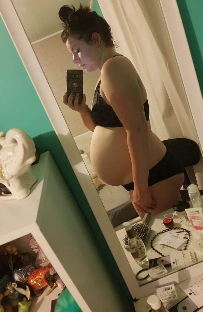 She said she gained a lot of weight during her first pregnancy. Picture: The Healthy Mummy