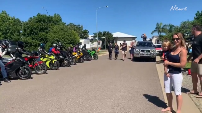 200+ motorbike riders celebrate 2yo's birthday