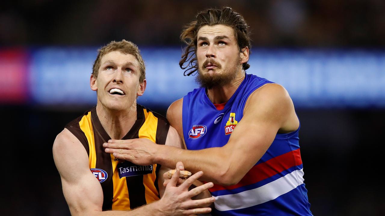 Luke Beveridge concedes Tom Boyd could play AFL again. Photo: Adam Trafford/AFL Media/Getty Images.