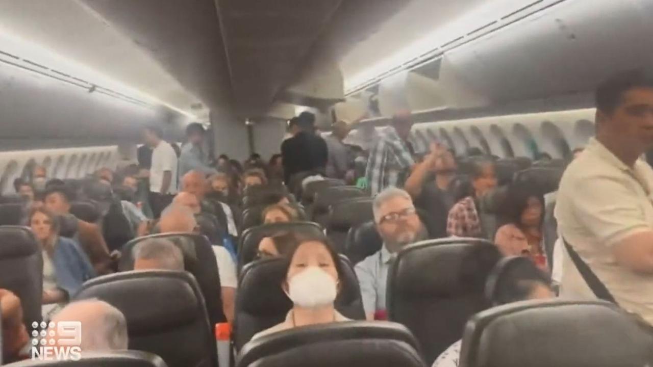 Jetstar also left passengers trapped on a plane at Alice Springs airport for seven hours. Picture: Nine News