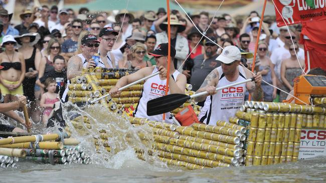 Beer Can Regatta ... running on empties