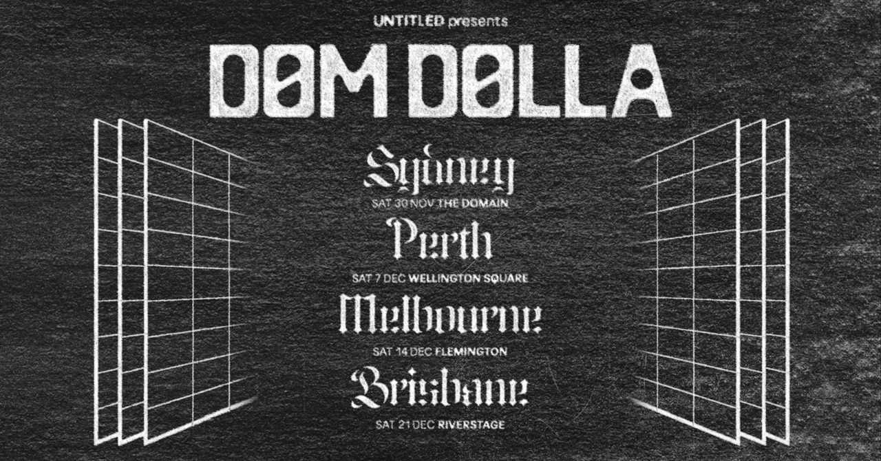 Dom Dolla has announced his Australian Tour dates. Picture: Supplied.