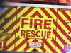 Firefighter assessed, van damaged in park blaze