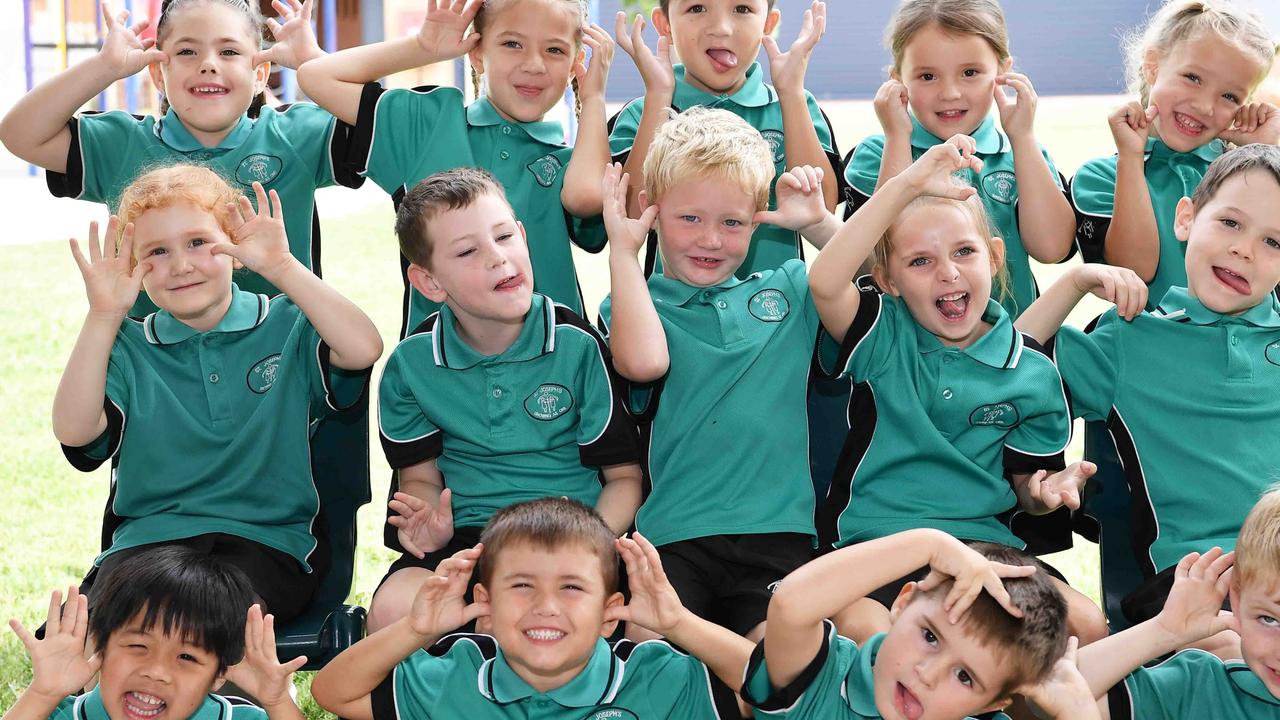 MY FIRST YEAR: St Joseph's Catholic Primary School Preps. Picture: Patrick Woods.