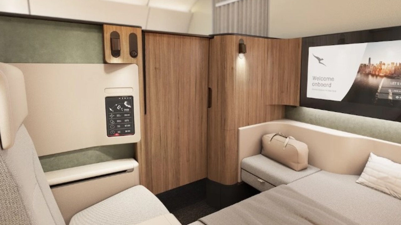 Qantas Airbus A350 Project Sunrise first class