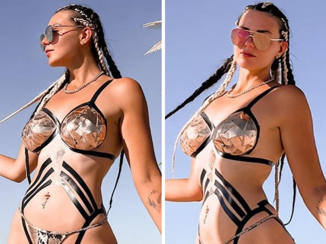 The wildest outfits from Burning Man festival 2022. Picture: Instagram/