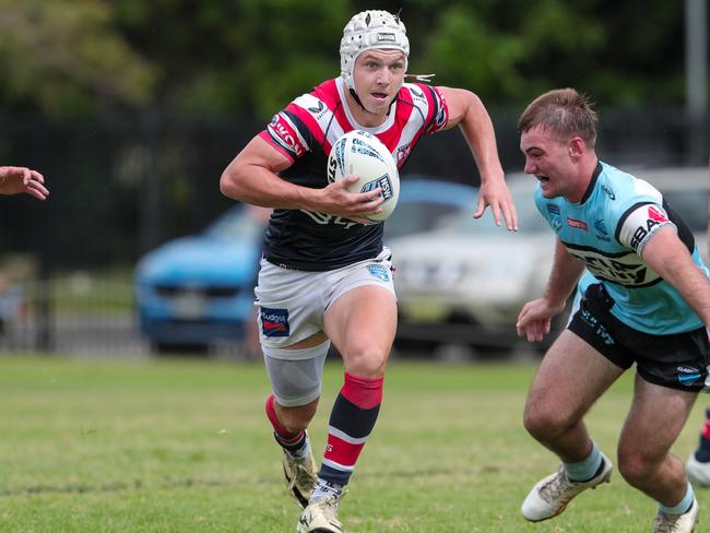 Charlie Webb.Picture: Adam Wrightson Photography. NSWRL Junior Reps - Round 6Harold Matthews CupCronulla vs Sydney RoostersCronulla High School, 10:00am.8 March 2025.