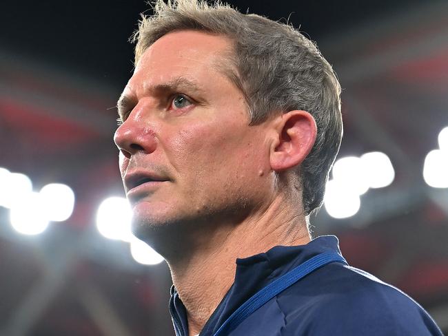 Stephen Larkham says his Brumbies missed an opportunity. Picture: Albert Perez/Getty Images