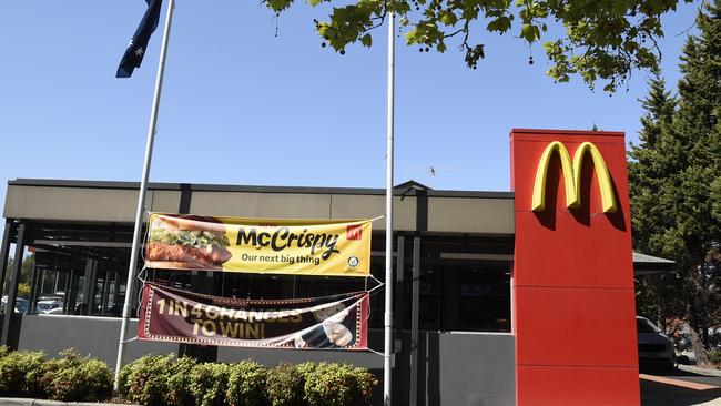 McDonald’s has been hit with a class action seeking an estimated $100 million in back pay for around 25,000 workers. Picture: Andrew Henshaw