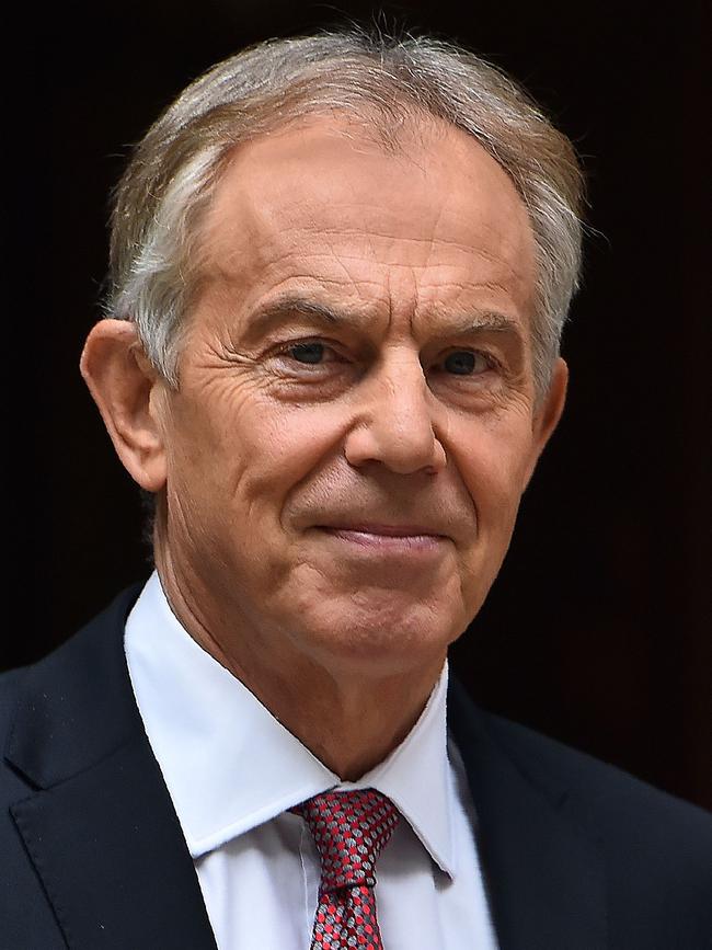 Former British Prime Minister Tony Blair. Picture: AFP