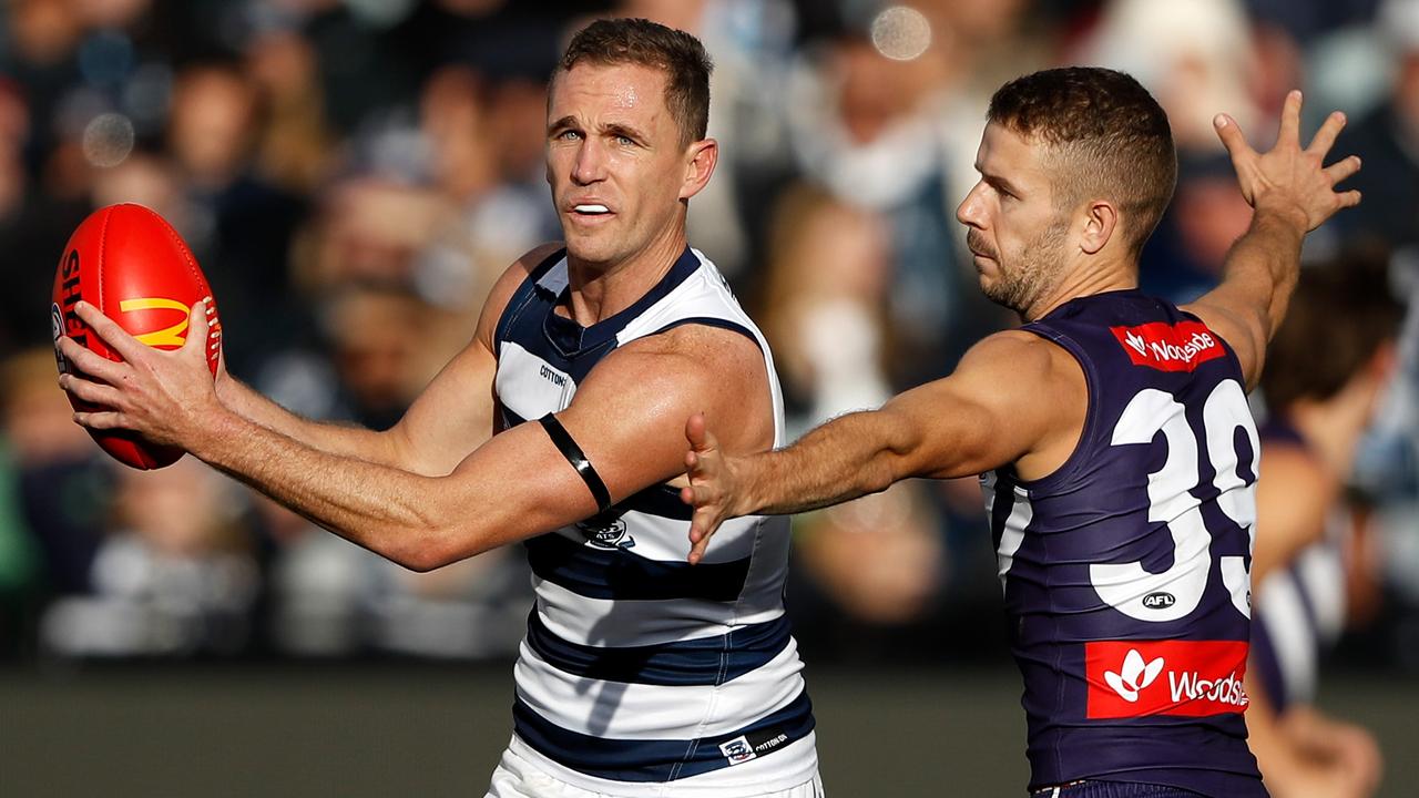 Joel Selwood could return against St Kilda on Saturday. Picture: Getty Images