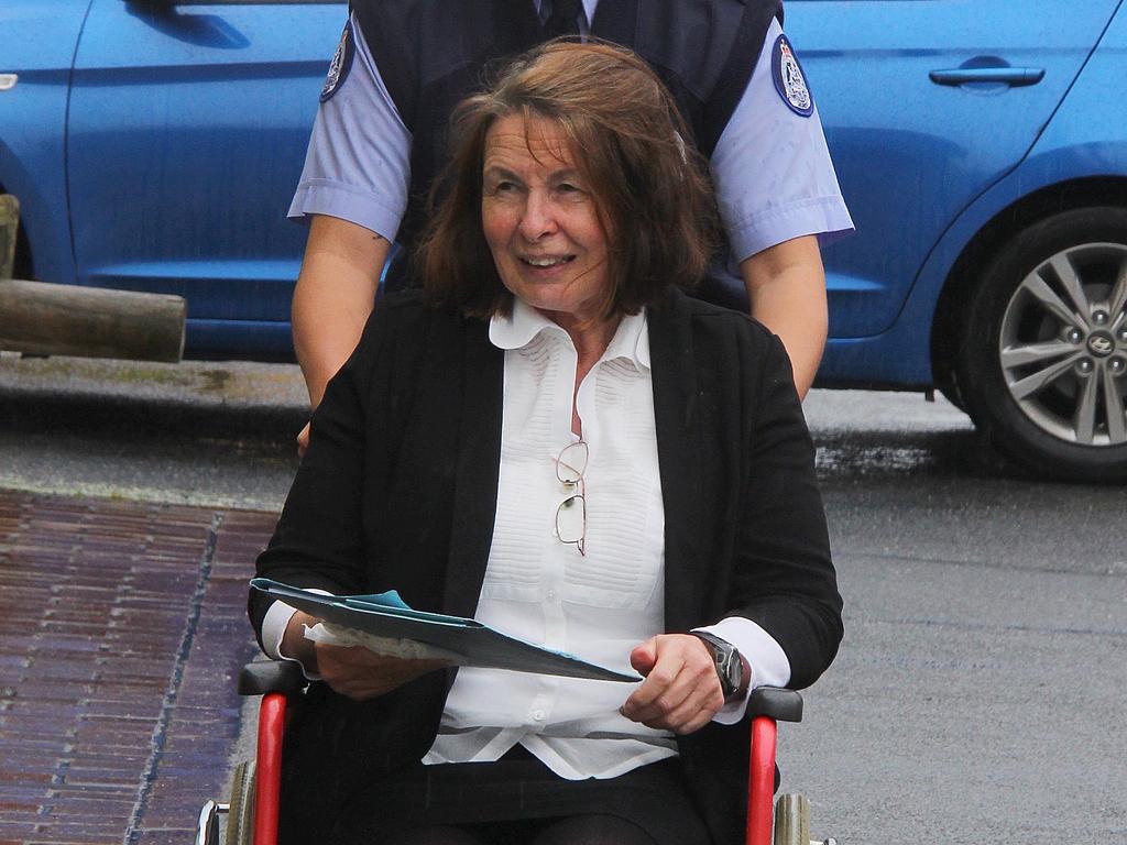 Sue Neill-Fraser arrives at Launceston Supreme Court. Picture: BRUCE MOUNSTER