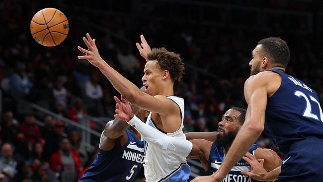 The Aussie and the Hawks got the job done. Kevin C. Cox/Getty Images/AFP