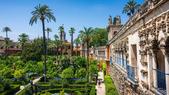 The Royal Alcazar in Seville, Spain.