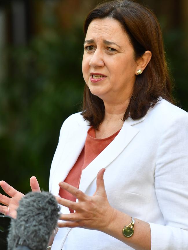 Queensland Premier Annastacia Palaszczuk. Picture: Darren England/AAP