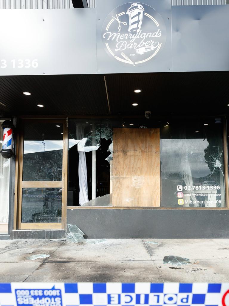 It was the second arson attack at the western Sydney business. Picture: NewsWire / Max Mason-Hubers