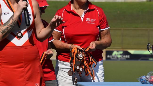 Photos from Darwin B-grade hockey grand final day. Picture: Darcy Jennings.