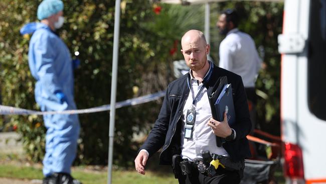 Police will allege the man and woman were killed in a “frenzied attack”. Picture: Nigel Hallett