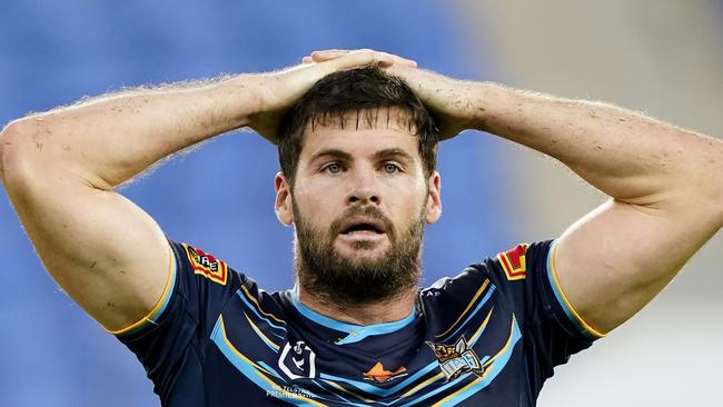 Anthony Don of the Titans during the Round 2 NRL match between the Gold Coast Titans and the Parramatta Eels at CBus Super Stadium on the Gold Coast, March 22, 2020. (AAP Image/Dave Hunt)